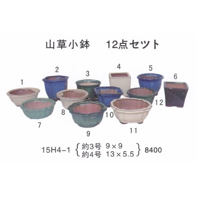 Photo1: bonsai pot set