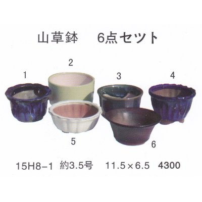 Photo1: bonsai pot set