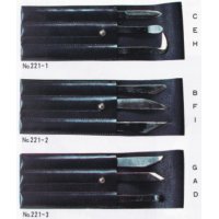 Gravers 3-pieces set with case (MASAKUNI)