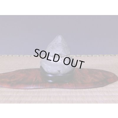 Photo6: Suiseki / Abegawa-ishi ： Kuzuya-ishi (with one pedestal)