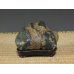 Photo4: Suiseki / Kamogawa-ishi ： Frog shaped stone (with one pedestal) (4)