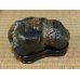 Photo5: Suiseki / Kamogawa-ishi ： Frog shaped stone (with one pedestal) (5)