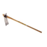 Stainless steel gardening hoe