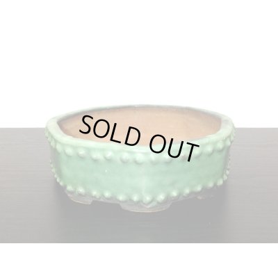 Photo7: "Shuho" Tokoname Pot / Japanese Bonsai Pot