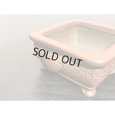 Photo7: "Bigei" Tokoname Pot / Japanese Bonsai Pot [HK0406]