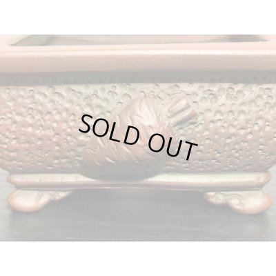 Photo5: "Bigei" Tokoname Pot / Japanese Bonsai Pot [HK0406]