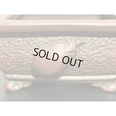 Photo3: "Bigei" Tokoname Pot / Japanese Bonsai Pot [HK0406]