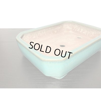 Photo9: "Shousen Yamaaki" Tokoname Pot / Japanese Bonsai Pot [HK0422]