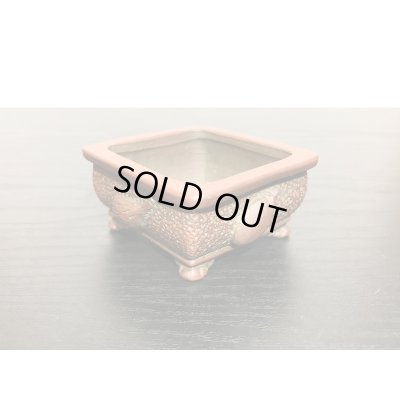 Photo8: "Bigei" Tokoname Pot / Japanese Bonsai Pot [HK0406]