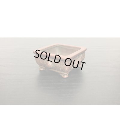 Photo9: "Bigei" Tokoname Pot / Japanese Bonsai Pot [HK0406]