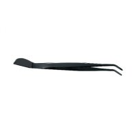 Bonsai curved stainless steel tweezers (Black)