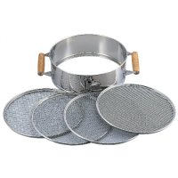 Stainless steel sieve with grips (Four nets)