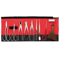 Bonsai tool 10-pieces set / Stainless steel (KIKUWA)