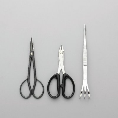 Photo1: Bonsai tool 3-pieces set (KIKUWA)