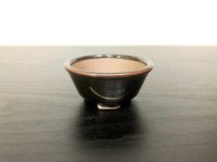 Satsuma Ware "Black Satsuma" / Golden Ji "Kin no Ji" / Chin Jukan Bonsai Pot 