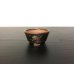 Photo1: Satsuma Ware "Black Satsuma" / Ume "Ume no Zu" / Chin Jukan Bonsai Pot  (1)