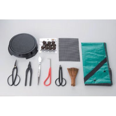 Photo1: Bonsai care tool starter set - 10 pieces