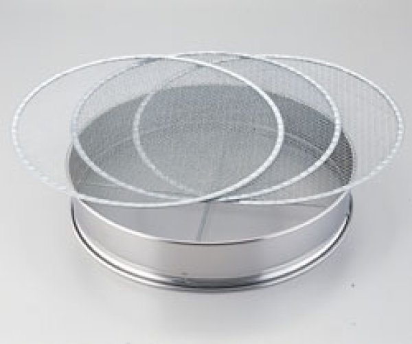 Photo1: Stainless steel sieve 370mm (14.57in) (1)