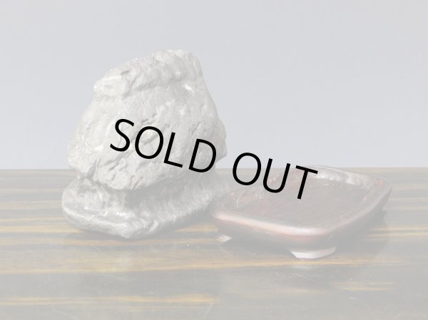 Photo3: Suiseki / Kuzuya-ishi (with one pedestal) (3)