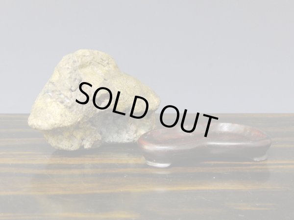 Photo3: Suiseki / Kuzuya-ishi (with one pedestal) (3)