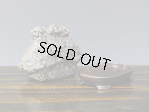 Photo3: Suiseki / Kuzuya-ishi (with one pedestal) (3)