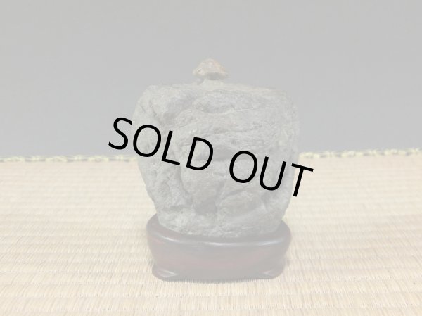 Photo4: Suiseki / Kamogawa-ishi ： Kuzuya-ishi (with one pedestal) (4)