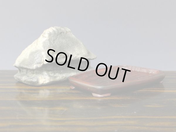 Photo3: Suiseki / Kuzuya-ishi (with one pedestal) (3)