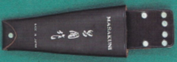 Photo1: Leather sheaths for Pruning shears (MASAKUNI) (1)