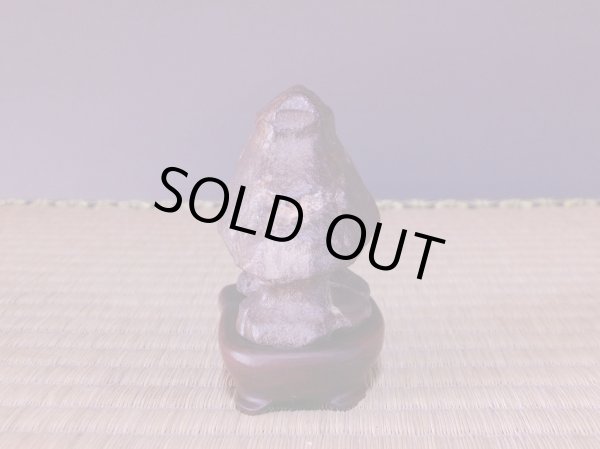 Photo5: Suiseki / Abegawa-ishi ： Kuzuya-ishi (with one pedestal) (5)