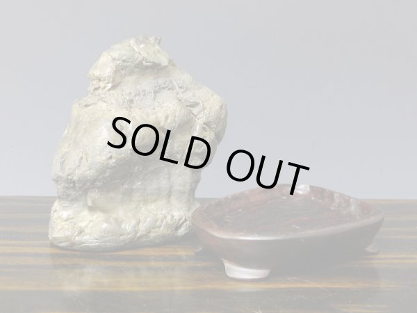 Photo3: Suiseki / Kuzuya-ishi (with one pedestal) (3)