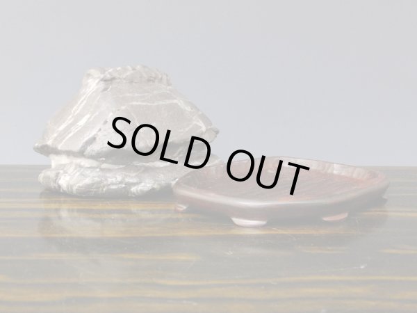 Photo3: Suiseki / Kuzuya-ishi (with one pedestal) (3)