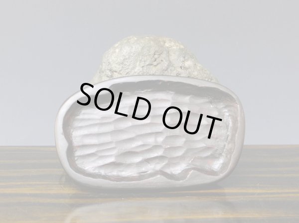 Photo4: Suiseki / Kuzuya-ishi (with one pedestal) (4)