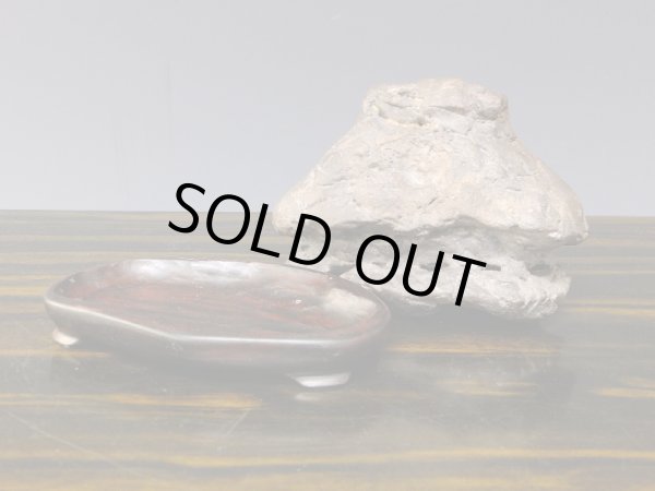 Photo3: Suiseki / Kuzuya-ishi (with one pedestal) (3)