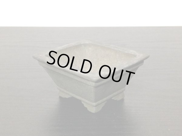 Photo5: "Yamaaki " Tokoname Pot / Japanese Bonsai Pot (5)