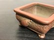 Photo7: "Bigei" Tokoname Pot / Japanese Bonsai Pot [HK0406] (7)