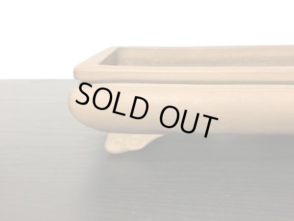 Photo2: "Zenigo" Tokoname Pot / Japanese Bonsai Pot [HK0423] (2)