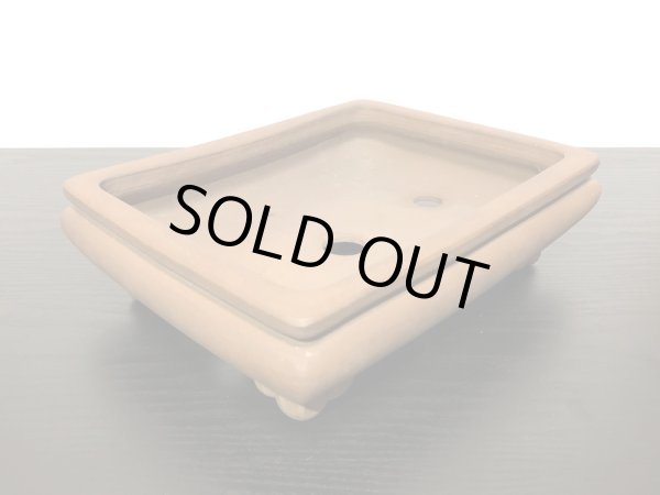 Photo7: "Zenigo" Tokoname Pot / Japanese Bonsai Pot [HK0423] (7)