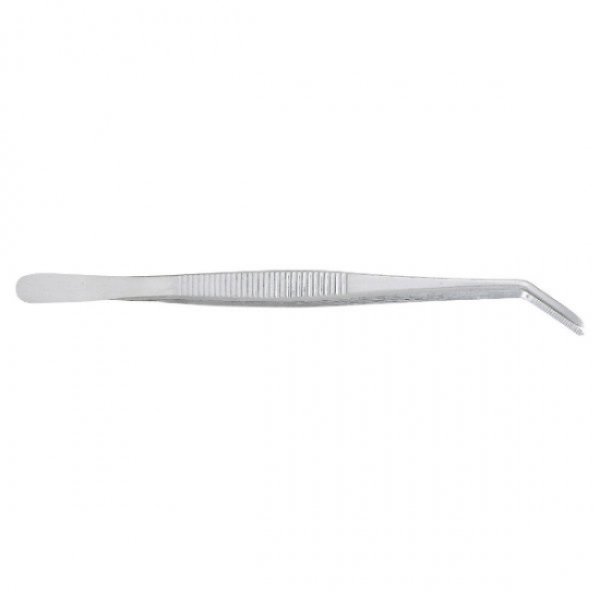 Photo1: Bonsai prime curved stainless steel tweezers (1)