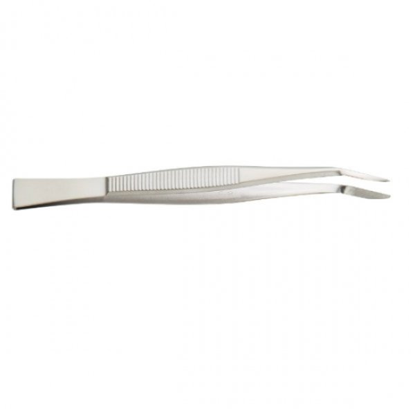 Photo1: Bonsai straight stainless steel bud tweezers (1)