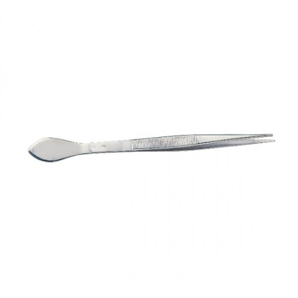 Photo1: Bonsai tweezers with a spatula (1)