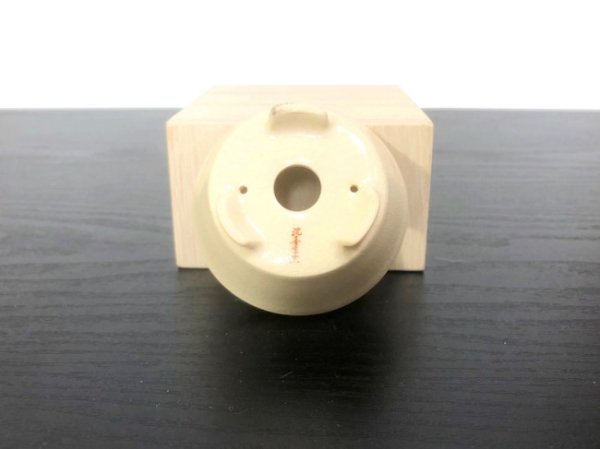 Photo3: Satsuma Ware "Satsuma" / Golden Ji "Kin no Ji" / Chin Jukan Bonsai Pot  (3)