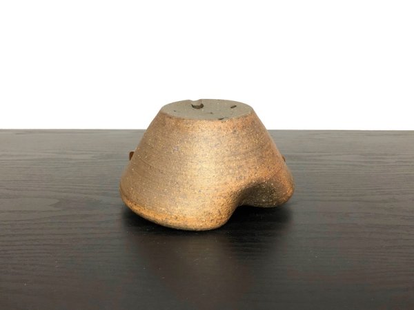Photo6: "Reiho" Tokoname Pot / Japanese Bonsai Pot (6)