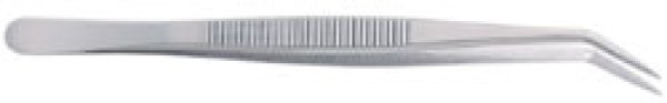 Photo1: Bonsai prime curved stainless steel tweezers (1)