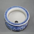 Photo4: Kutani Ware Round Pot “Eisho” Sometsuke Sho-Chiku-Bai pattern / D105mm (4)